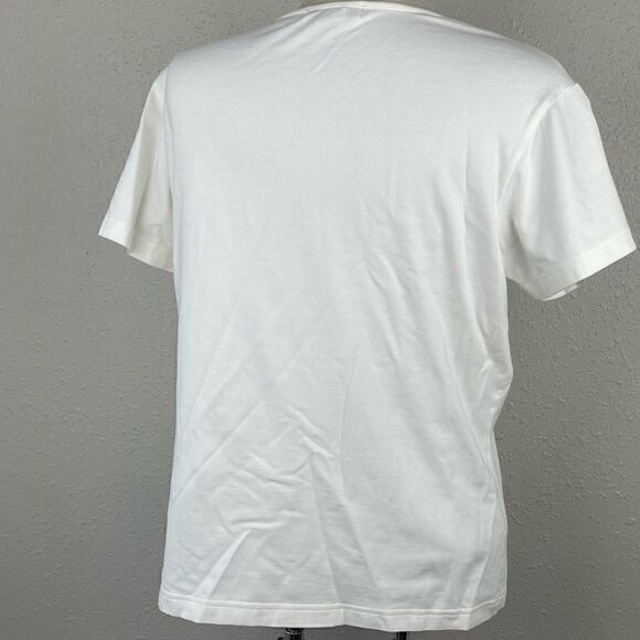 Pre-Used Eddie Bauer White Short Sleeve Top Size L - Picture 3 of 4